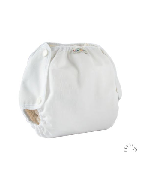 Vento (snaps) - White - S (3-6 kg)