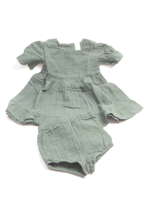 H&M - Setje kleedje en short (86)