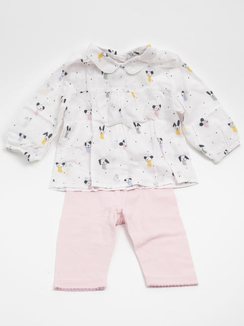 Feliz by Filou - Setje bloesje en broek (62)