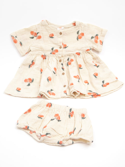 Hema - Setje Kleedje en broekje (62)