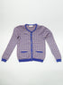 Simple kids - Cardigan (128) Gilet blauw en goud