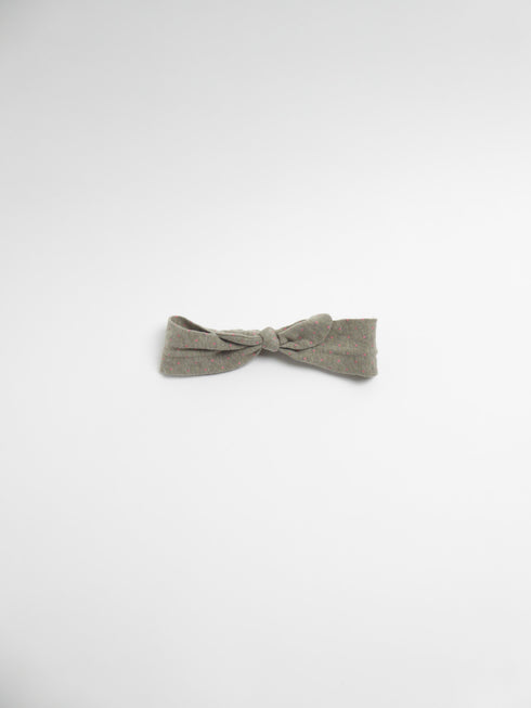 H&M - Haarband (36-37) Grijs roze stippen