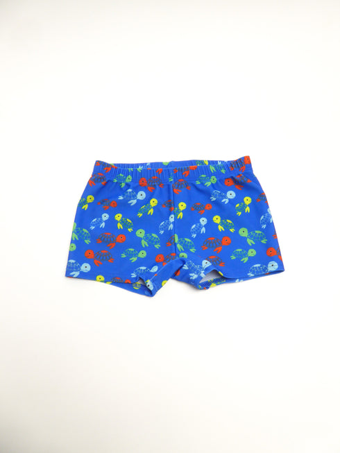 Idexe - Zwembroek (92) Blauw met schildpadjes