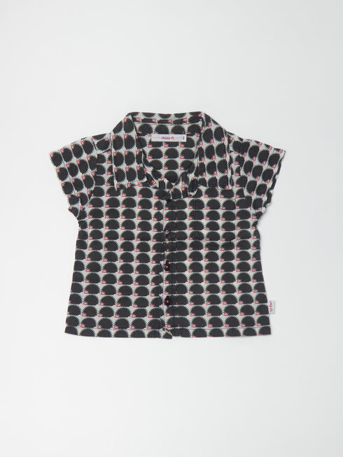 Hemd (68) Wit met egels