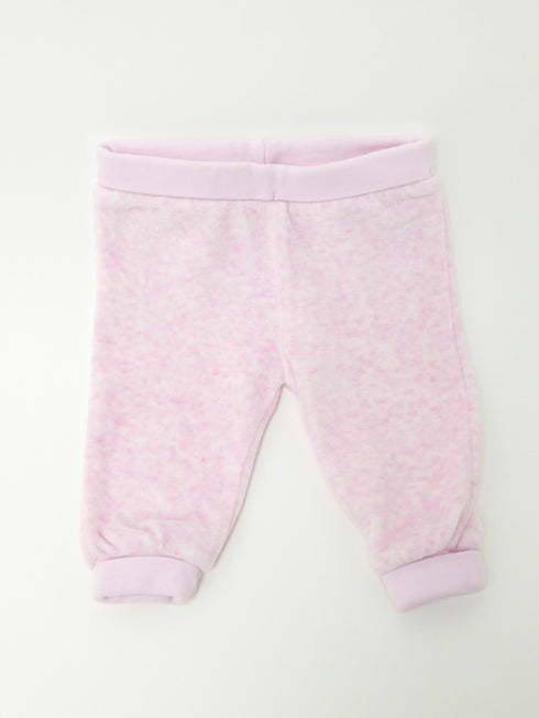 Merkloos - Broek (50) Lichtroze velours broek