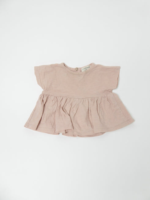 T-shirt kort (80) Lichtroze t-shirtje