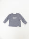 T-shirt lang (50) Grijs/zwart gestreepte longsleeve 'Boy'