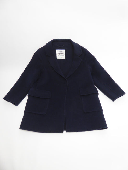 Jas (116) Donkerblauwe mantel