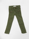 Zara - Broek (104) Groene jeans met ritsen vooraan