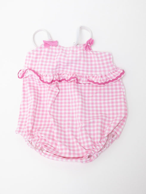 Archimede - Zwempak (92) Wit/roos geruit zwempakje