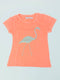 Blue bay - T-shirt kort (116) Felroze t-shirt met metallic flamingo