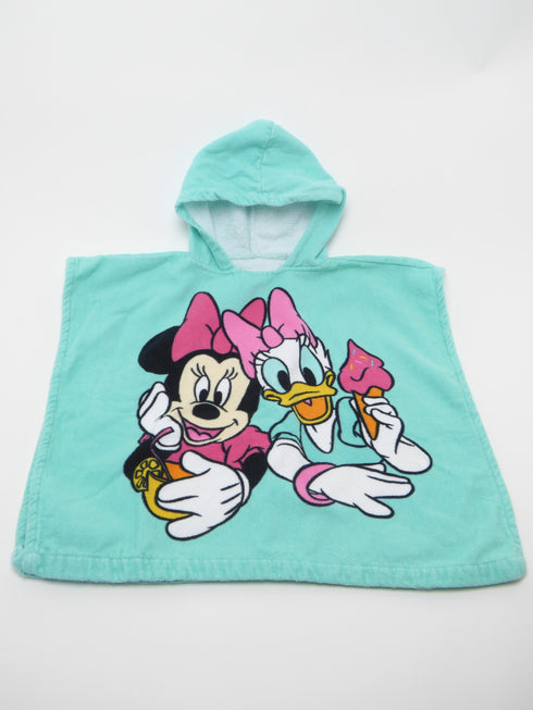 Disney - Handdoek Groene poncho handdoek Miney mouse & Daisy