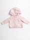 Obaïbi - Vestje (56) Lichtroze jasje met knoopjes en kap