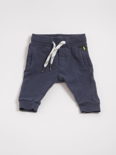 Babyface - Broek (56) Blauw broekje met koordjes